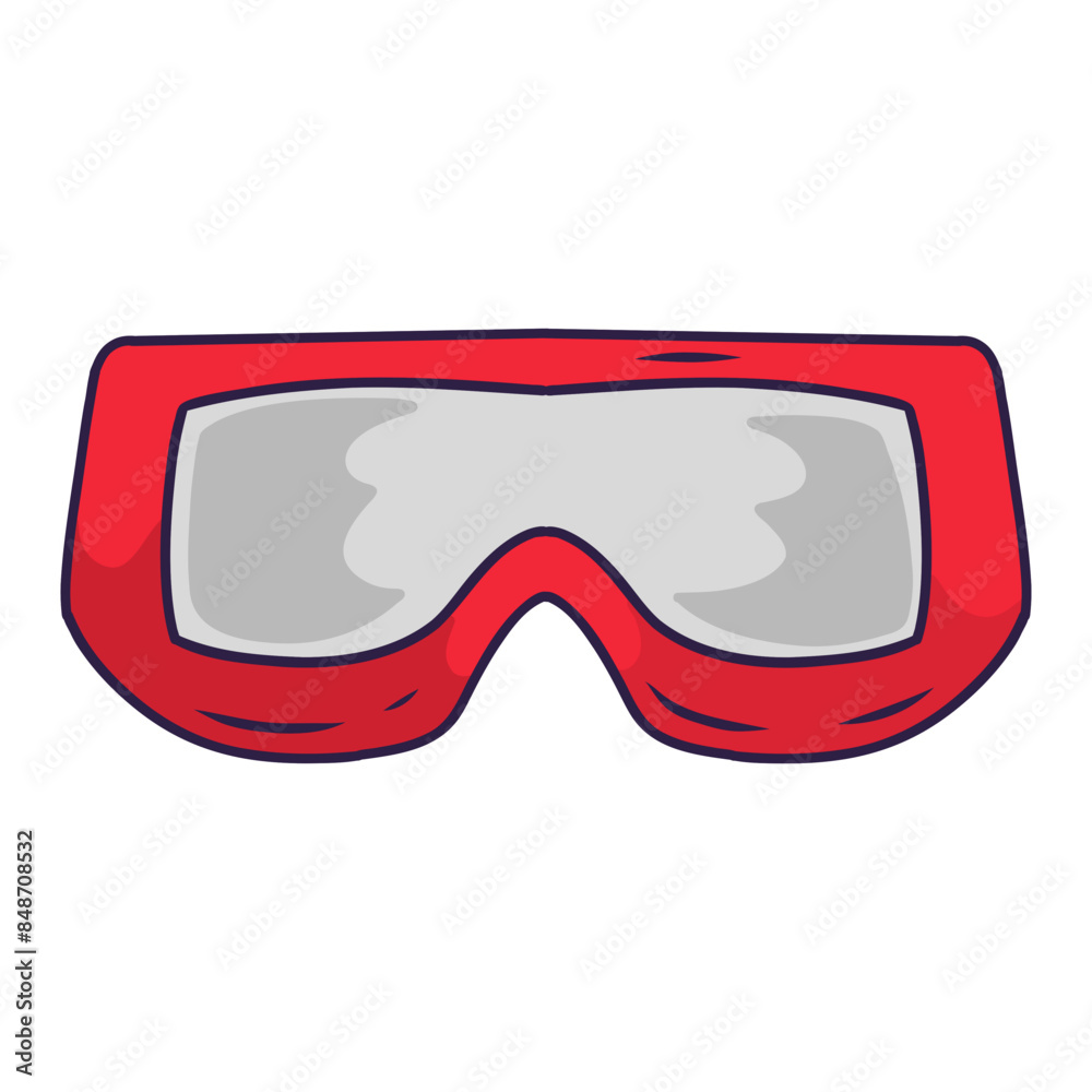 Firefighter Equipment Isolated on White Background. Vector Illustration in Cartoon Design and Shapes.