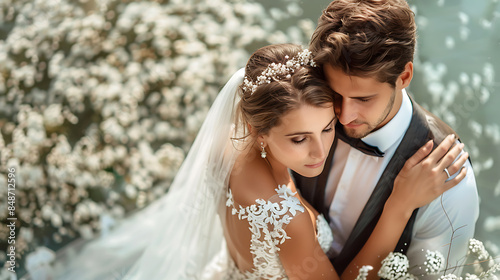 Superbe photo lors d'un mariage