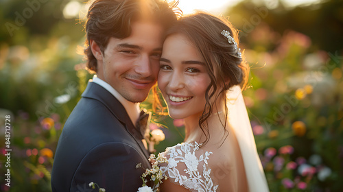 Superbe photo lors d'un mariage