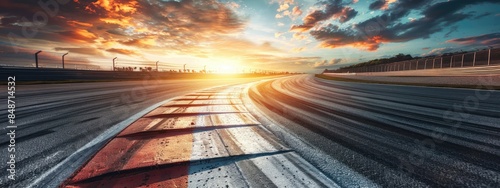 Race track background sunlight sky background