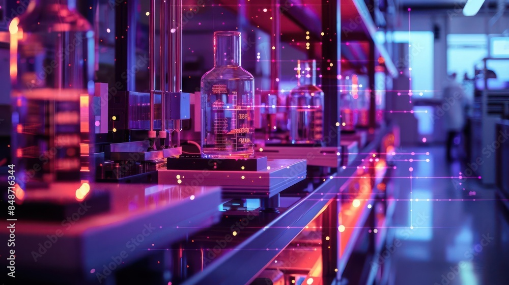 Obraz premium Modern physics research lab