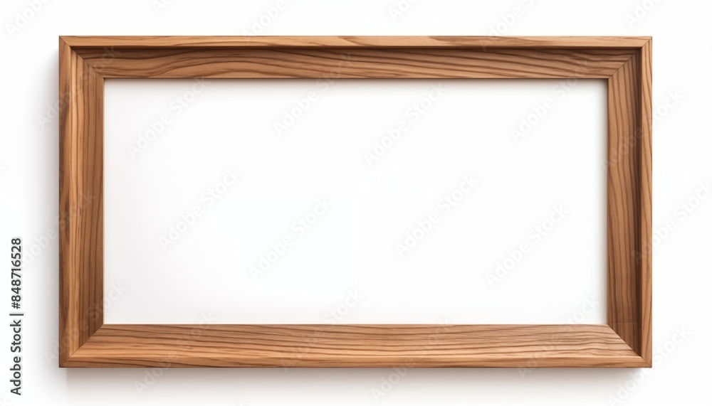 empty wooden picture frame empty wooden picture frame