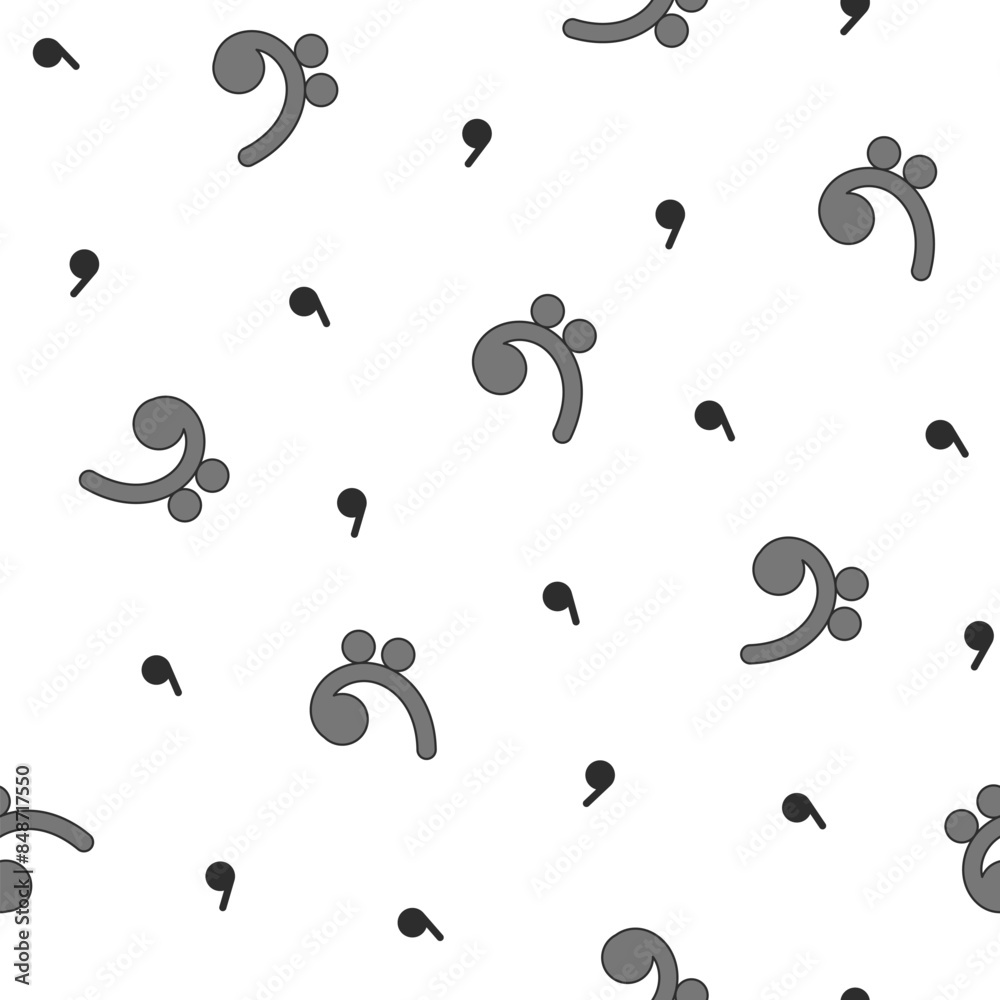 Musical notes. Seamless pattern. Hand drawn style. Vector drawing. Design ornaments. Musical notes. Seamless pattern. Hand drawn style. Vector drawing. Design ornaments.