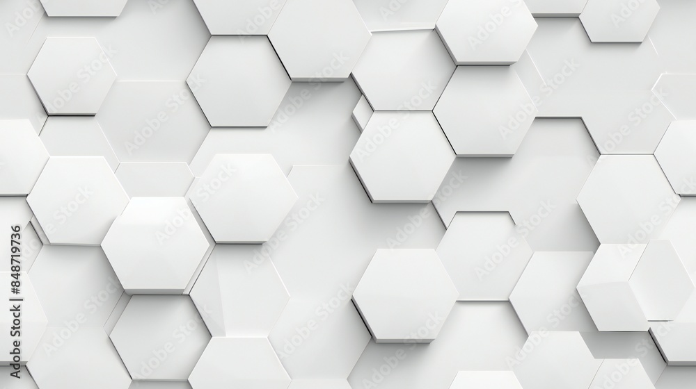 Clean white background with sleek 3D geometric honeycomb pattern, adding modern elegance. Clean white background with sleek 3D geometric honeycomb pattern, adding modern elegance.