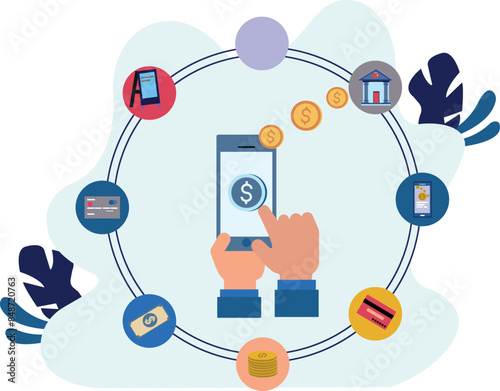 The money is transferring online.