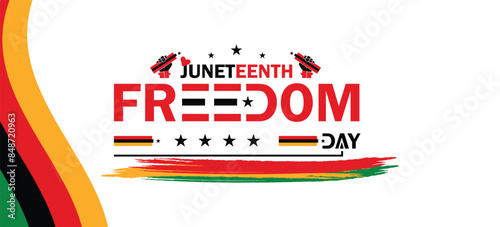 Celebrate Juneteenth with a Banner Poster Design
