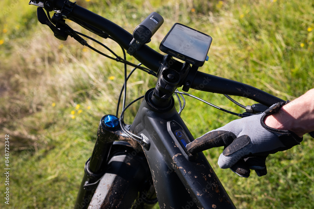 Naklejka premium Biking