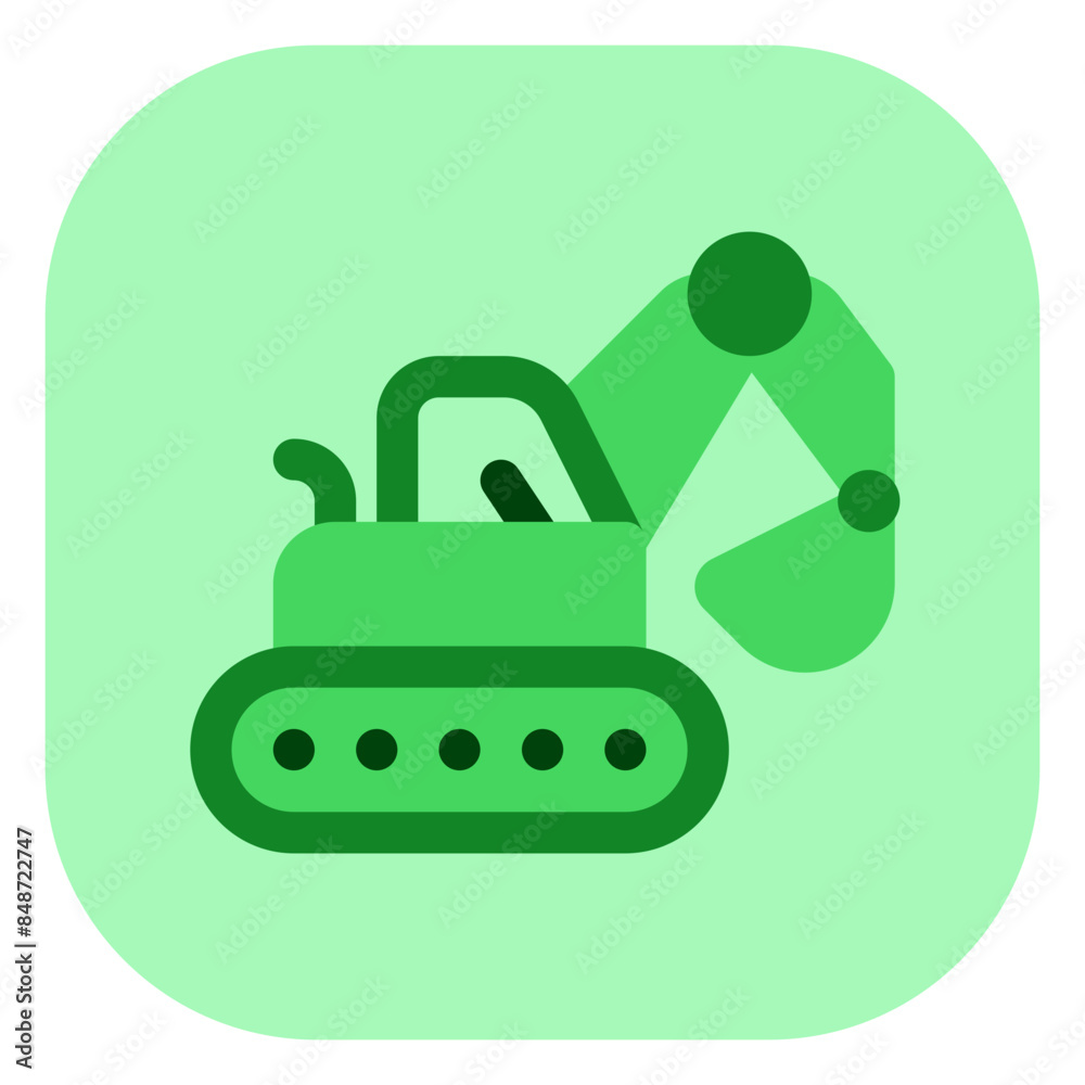 Editable excavator, tractor, machine, digger, loader vector icon. Construction, tools, industry. Part of a big icon set family. Perfect for web and app interfaces, presentations, infographics, etc Editable excavator, tractor, machine, digger, loader vector icon. Construction, tools, industry. Part of a big icon set family. Perfect for web and app interfaces, presentations, infographics, etc