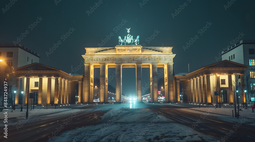 Obraz premium Brandenburg Gate in Berlin, Germany