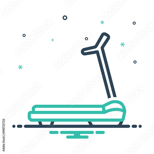 Mix icon for treadmill 