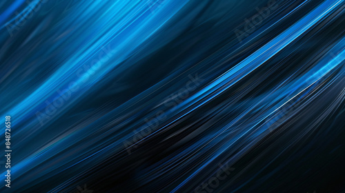 Dynamic abstract wallpaper with blue streaks and highlights, offering a sense of motion and layered depth