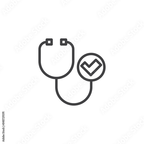 Health Check line icon