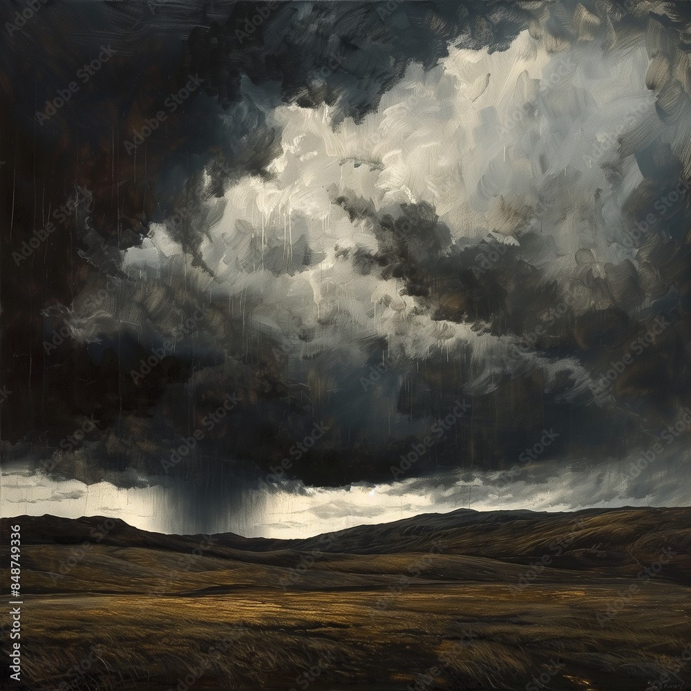 Fototapeta premium Stormy Plains