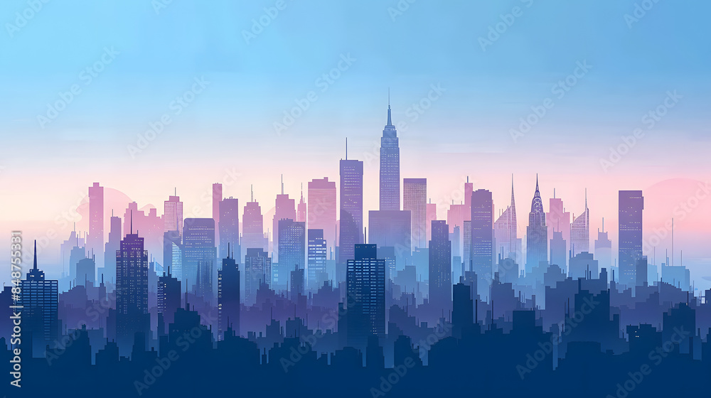 urban panorama cityscape skyline building silhouettes horizontal vector illustration urban panorama cityscape skyline building silhouettes horizontal vector illustration