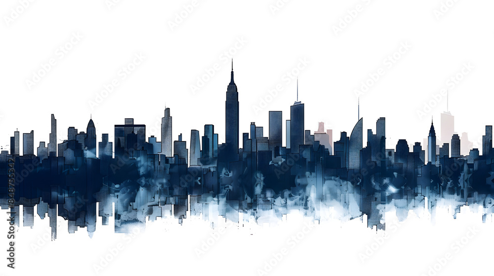 urban panorama cityscape skyline building silhouettes horizontal vector illustration urban panorama cityscape skyline building silhouettes horizontal vector illustration