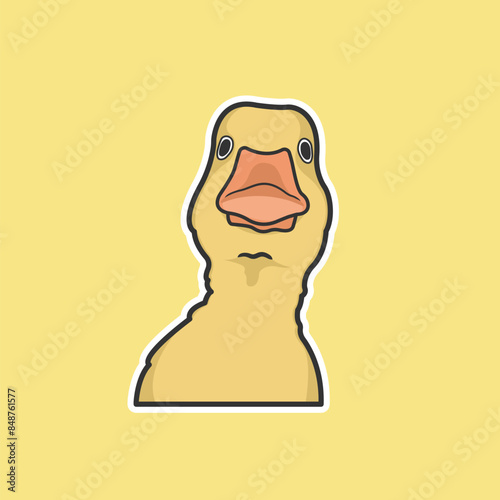 Duck Vector Cute Illustration