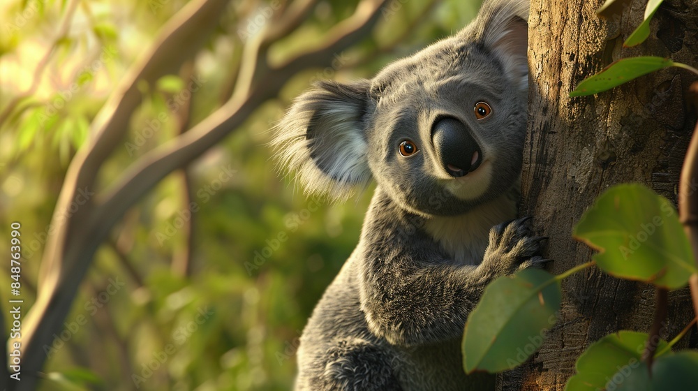 Naklejka premium Koala