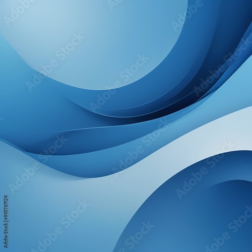 blue wavy abstract background, luxurious and elegant