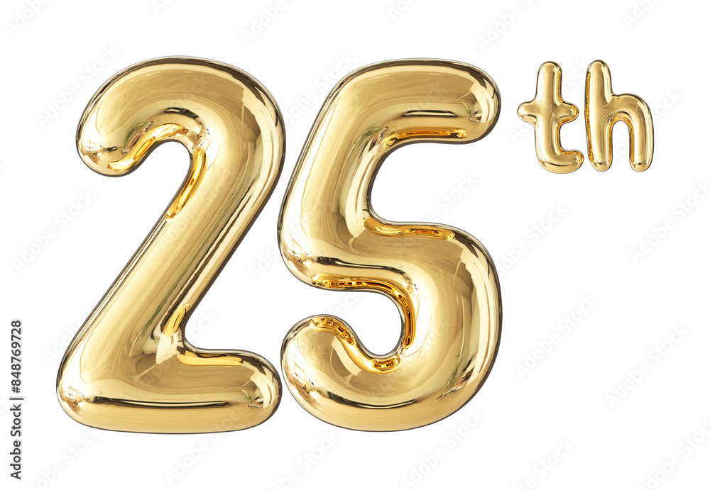 Anniversary Gold Number 25 Anniversary Gold Number 25