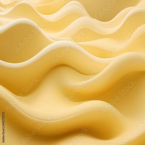 yellow wavy abstract background, luxurious and elegant