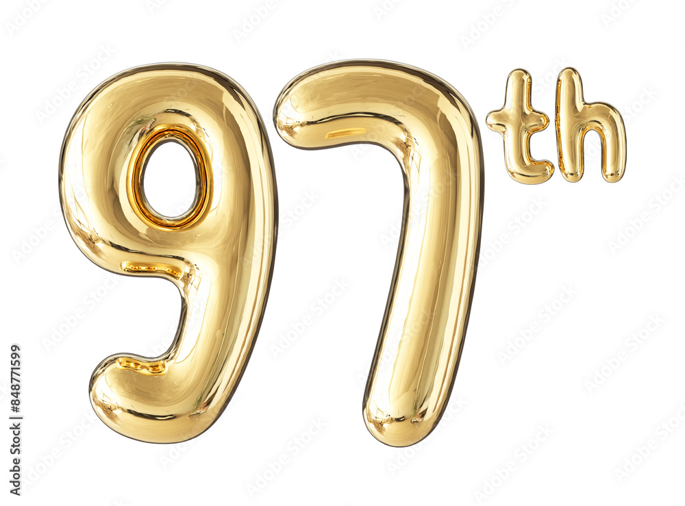 Anniversary Gold Number 97 Anniversary Gold Number 97