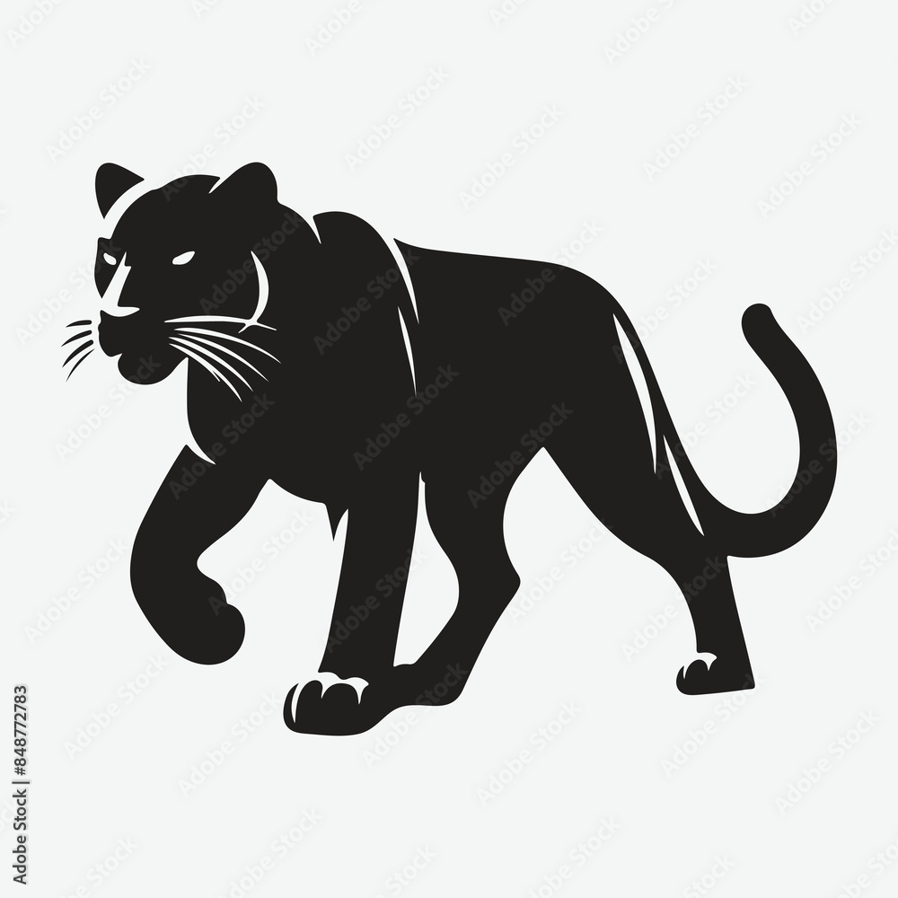 Majestic Panther Silhouette Set: Perfect for Your Design Needs Majestic Panther Silhouette Set: Perfect for Your Design Needs