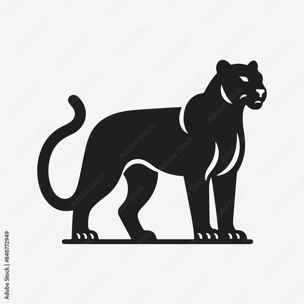 Majestic Panther Silhouette Set: Perfect for Your Design Needs Majestic Panther Silhouette Set: Perfect for Your Design Needs