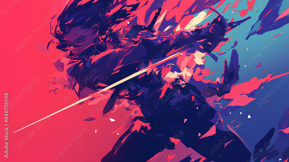 epic scene of anime male dagger expert epic scene of anime male dagger expert