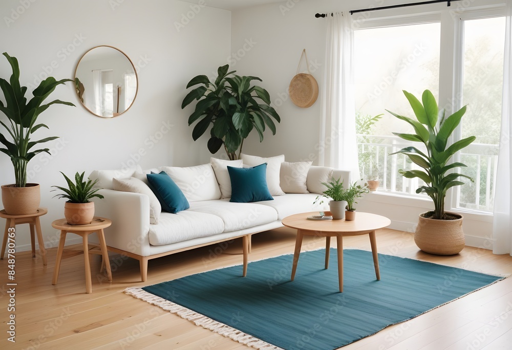 A modern living room style A modern living room style