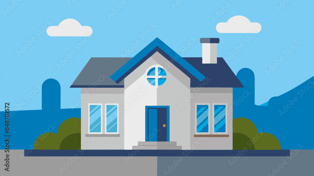 House featuring roof and windows. A house with a roof and windows, standing tall and inviting amidst a serene neighborhood. House featuring roof and windows. A house with a roof and windows, standing tall and inviting amidst a serene neighborhood.