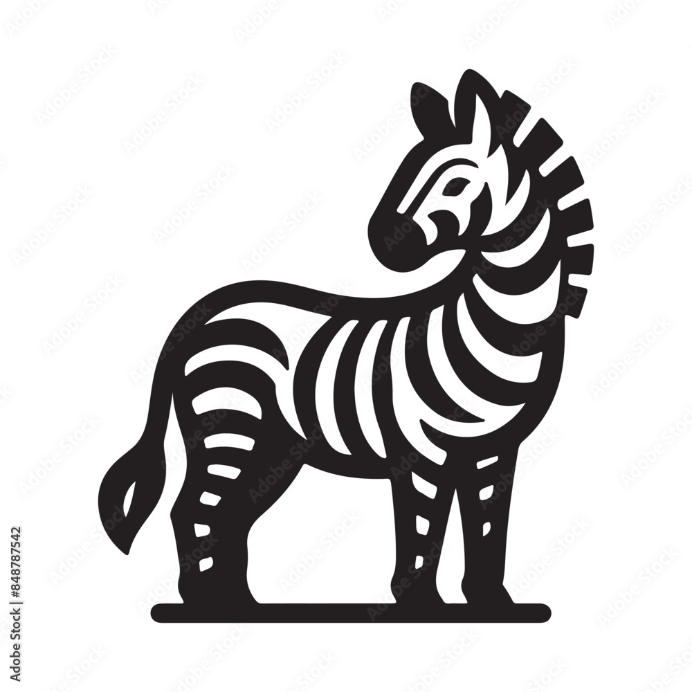 Obraz premium Zebra Vector Design, Animal Design, Vector, Illustration
