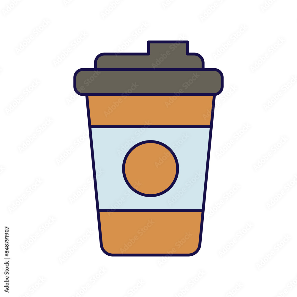 coffee cup icon with white background vector stock illustration coffee cup icon with white background vector stock illustration