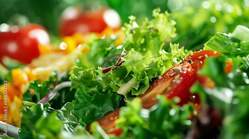 Catering meals prepared for guests at a wedding or hotel dinner Healthy salads and other vegetables : Generative AI Catering meals prepared for guests at a wedding or hotel dinner Healthy salads and other vegetables : Generative AI