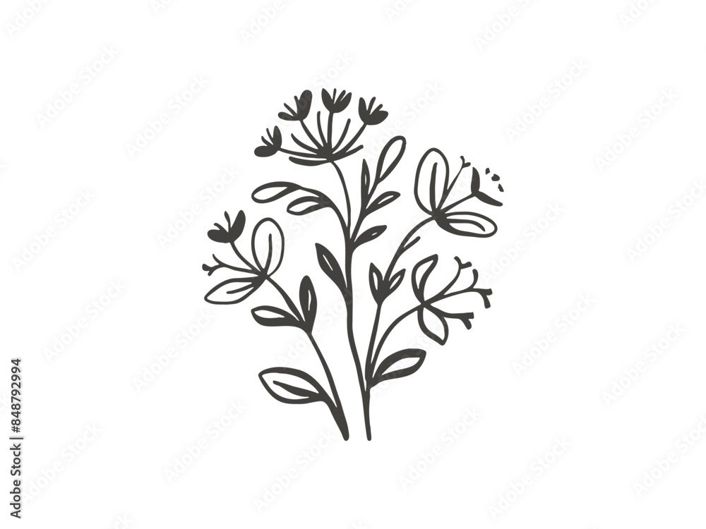 Flowers, Wildflowers Eps Files, Flowers Garden, Hand-draw Flowers decorative elements Flowers, Wildflowers Eps Files, Flowers Garden, Hand-draw Flowers decorative elements