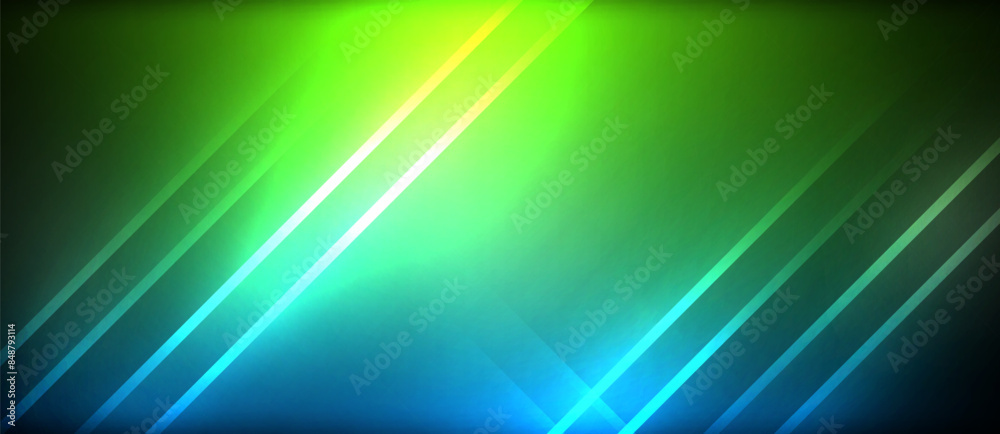 Neon glowing circle rays, light round lines in the dark, planet style neon wave lines. Energetic electric concept design for wallpaper, banner, background Neon glowing circle rays, light round lines in the dark, planet style neon wave lines. Energetic electric concept design for wallpaper, banner, background