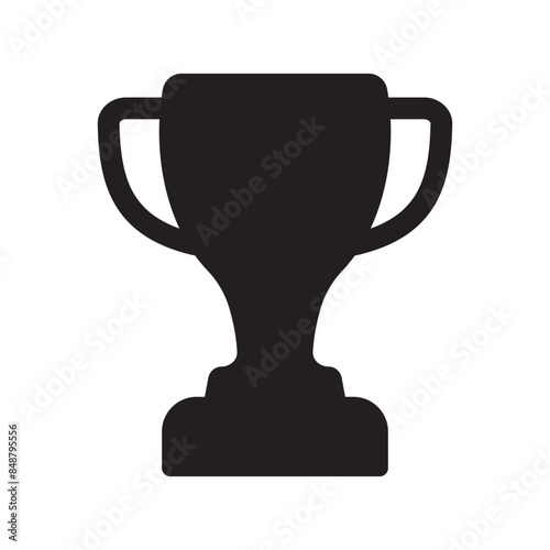 Trophy icon. Trophy cup, winner cup, victory cup icon. Reward symbol sign for web and mobile.