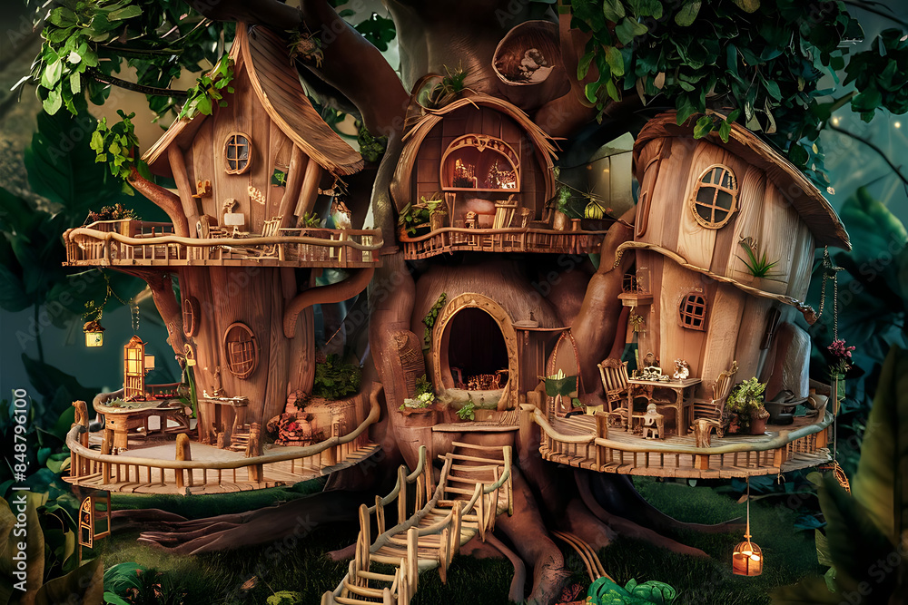 Obraz premium tree house