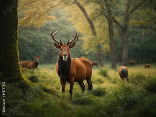 deer in the forest