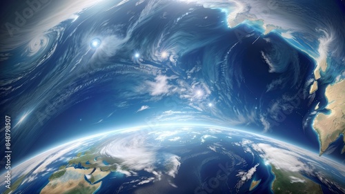 earth in space