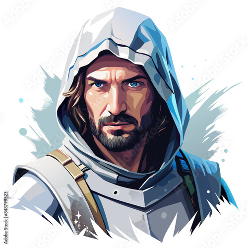 knight warrior illustration