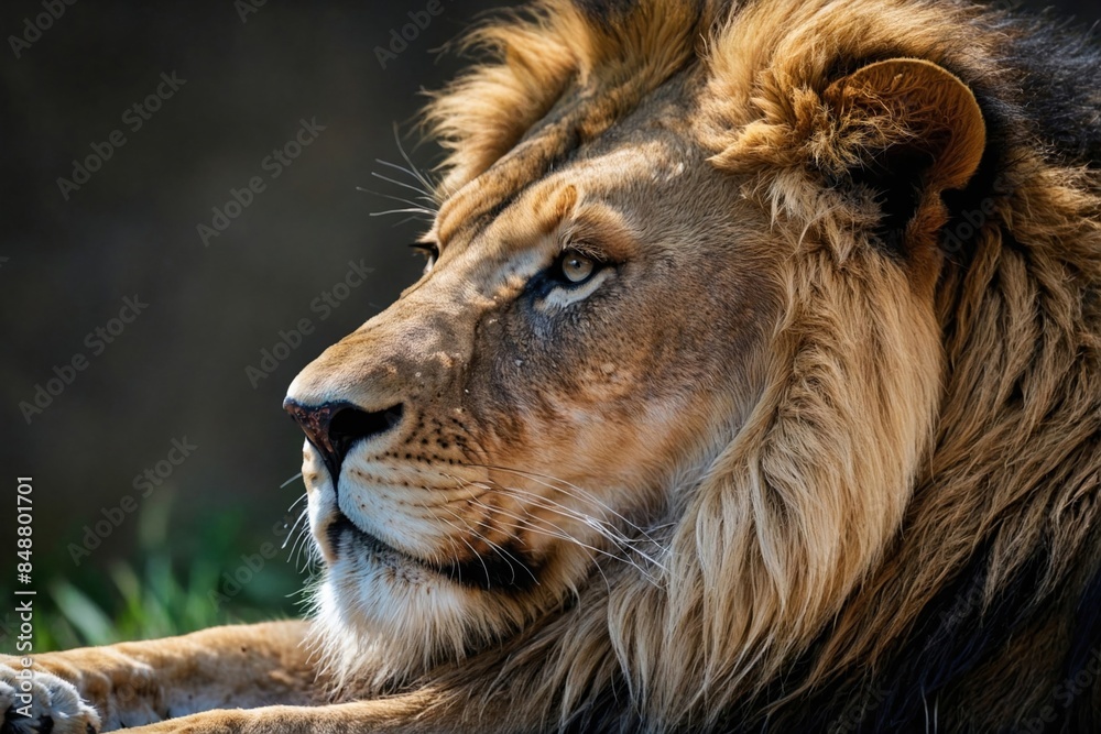 Fototapeta premium An image of a Lion