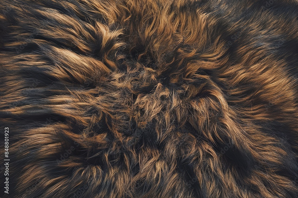Naklejka premium luxurious depth of natural fur.
