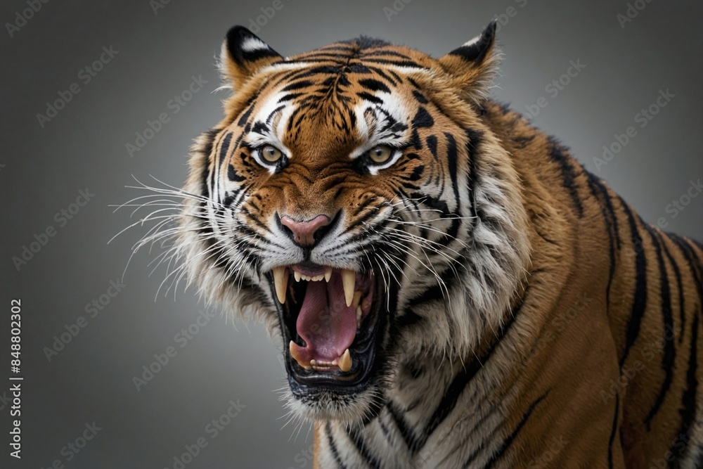 Naklejka premium An image of a Tiger