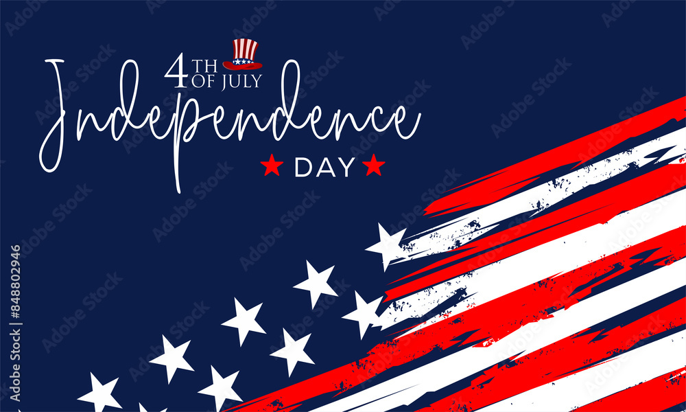 happy 4th of July independence day , vektor background, poster, banner, flyer, template . happy 4th of July independence day , vektor background, poster, banner, flyer, template .