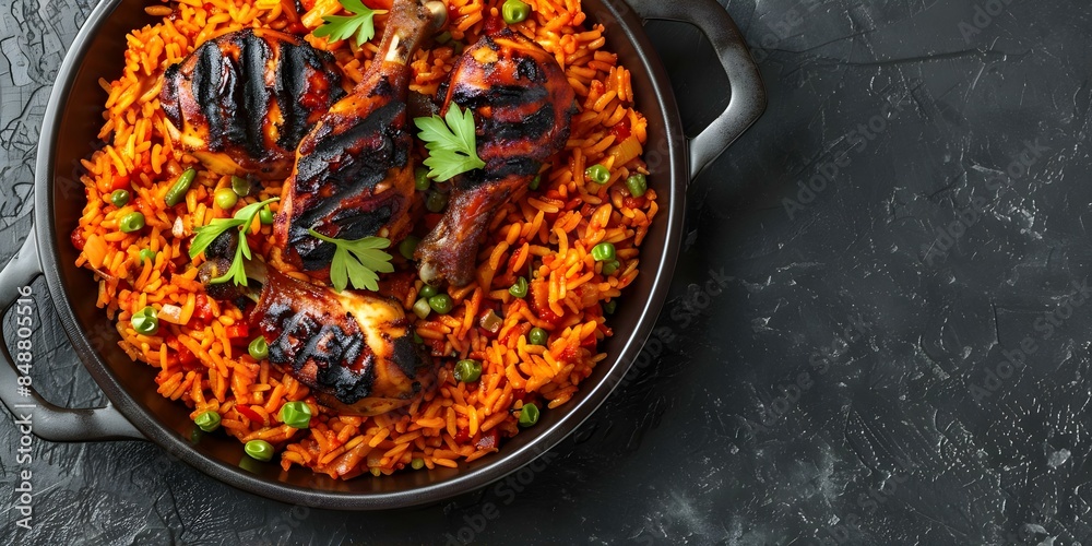 Experience the deliciousness of authentic West African Jollof rice