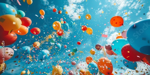 final cannabis legalisation Party in Germany, April 2024, Award, balloons, rockets, fun,