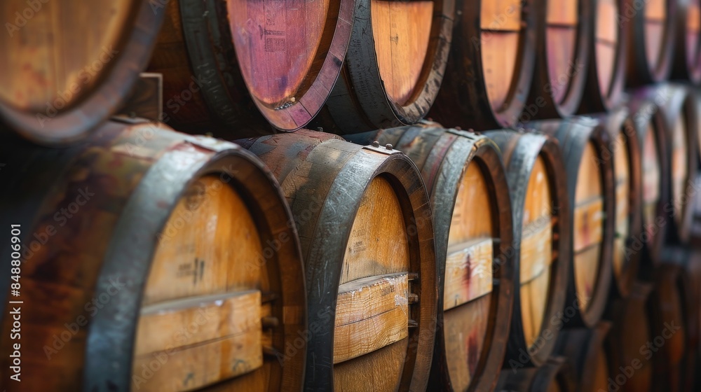 Timeless Tradition: Wine Aging in Oak Barrels at an Australian Winery Timeless Tradition: Wine Aging in Oak Barrels at an Australian Winery