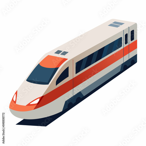 vector illustration of train