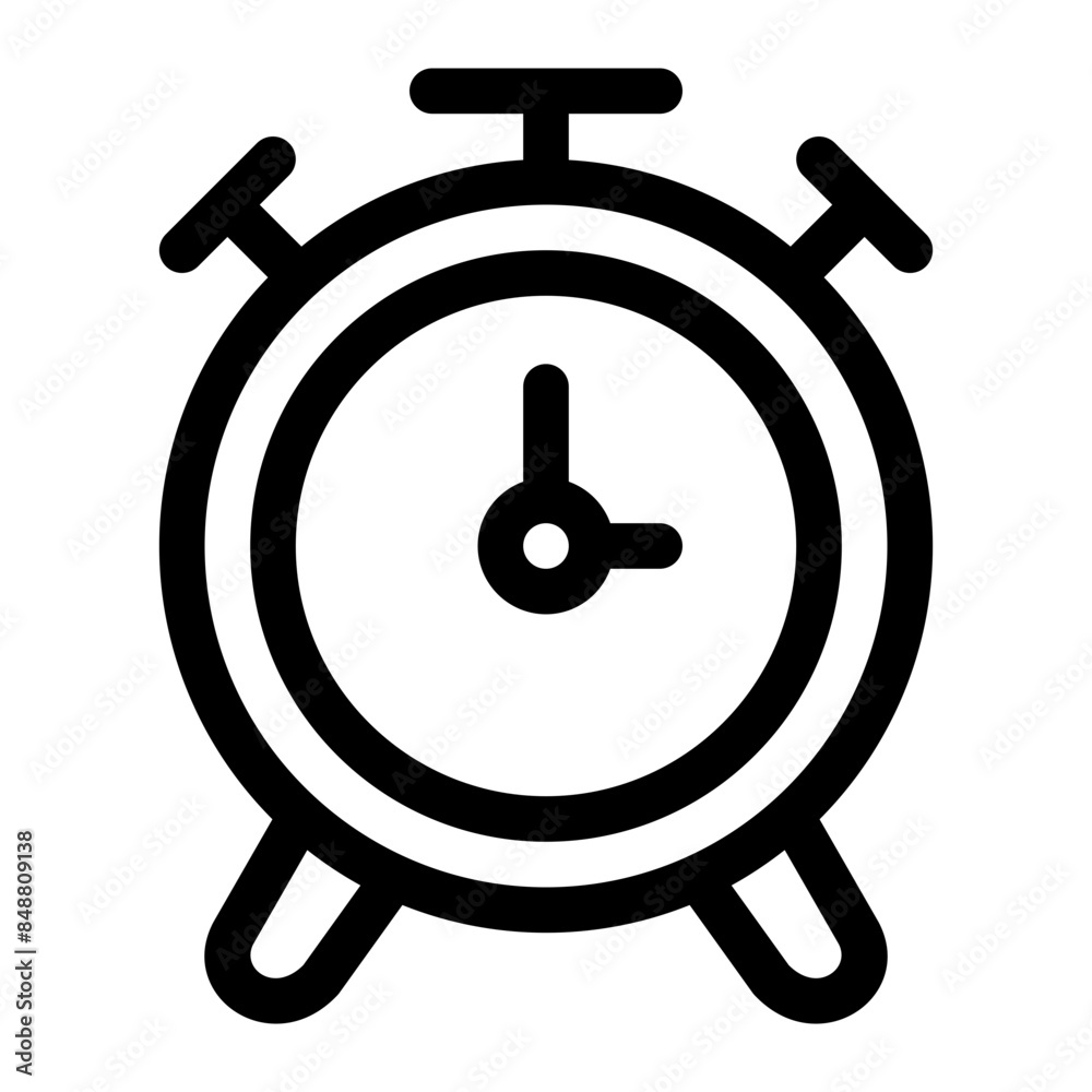 alarm line icon alarm line icon