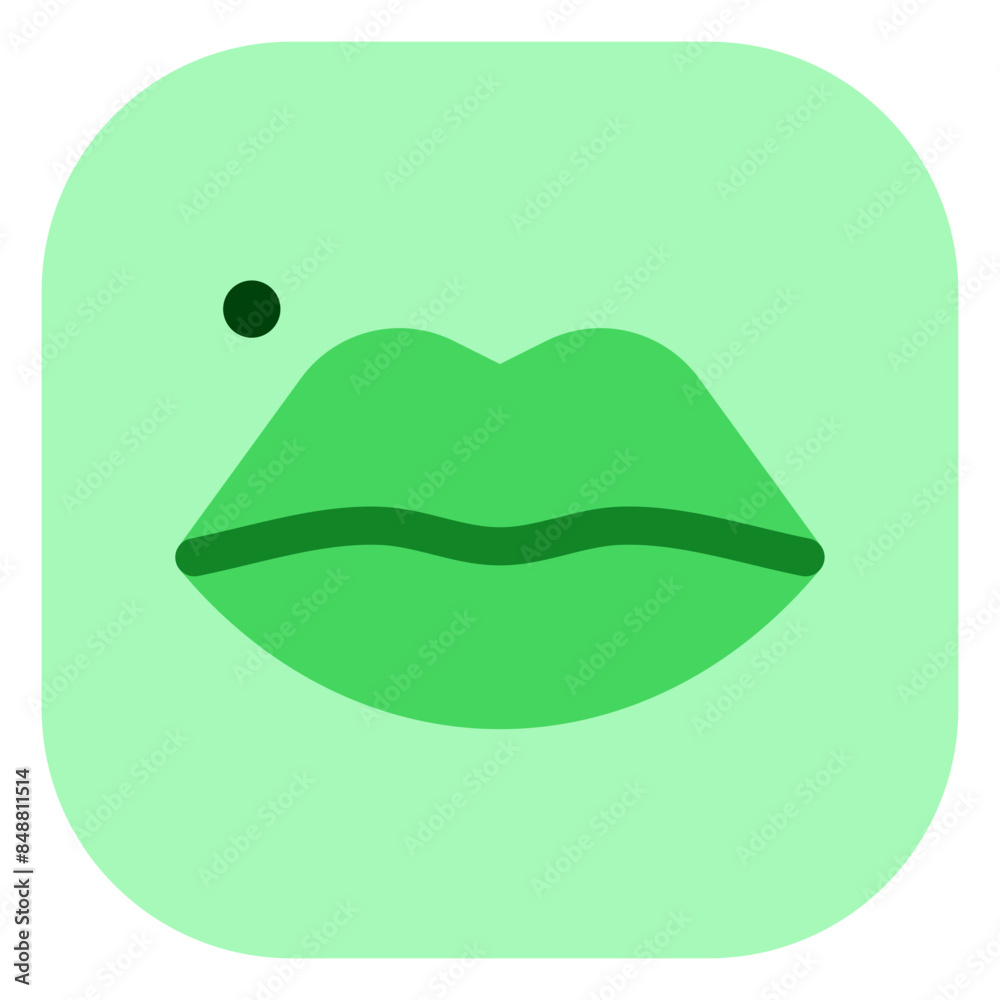 Editable pretty lips vector icon. Cosmetics, makeup, skincare, beauty. Part of a big icon set family. Perfect for web and app interfaces, presentations, infographics, etc Editable pretty lips vector icon. Cosmetics, makeup, skincare, beauty. Part of a big icon set family. Perfect for web and app interfaces, presentations, infographics, etc